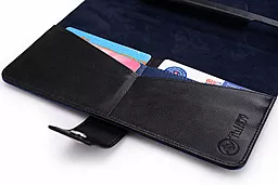 Чехол для планшета Tuff-Luv Manhattan Leather Case Cover with Sleep Function for Apple iPad Mini Navy / Black (I7_27) - миниатюра 6