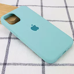 Чехол Silicone Case Full для Apple iPhone 15 Pro Max Marine Green - миниатюра 2