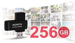 Флешка ADATA 64 GB UC310 USB 3.2 Black (UC310-64G-RBK) - миниатюра 7