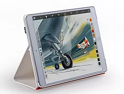 Чехол для планшета Momax Modern Note for iPad Air White [FNAPIPAD5W] - миниатюра 4