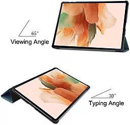 Чехол для планшета BeCover Smart Case для Samsung Galaxy Tab S7 FE 12.4  Dark Green (706701) - миниатюра 4