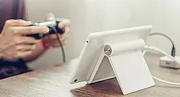 Настольный держатель Ugreen LP106 Adjustable Portable Stand Multi-Angle White - миниатюра 4