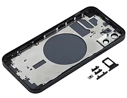 Корпус Apple iPhone 12 Black - миниатюра 2