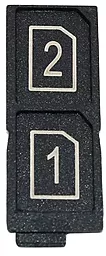 Держатель (лоток) Сим карты Sony Xperia Z5 Dual E6633 / E6683 / E6833 / E6883 Black