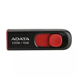 Флешка ADATA 4Gb C008 Black USB 2.0 (AC008-4G-RKD) - мініатюра 3