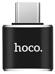 OTG-переходник Hoco UA5 с Type-C на USB 2.0 Black - миниатюра 3