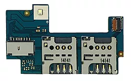 Шлейф Sony Xperia C S39h C2305 / C2306 с разъемом SIM-карты и карты памяти (2SIM)