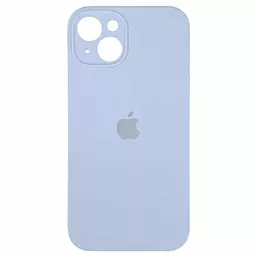 Чехол Silicone Case Full Camera для Apple iPhone 15 Plus light blue