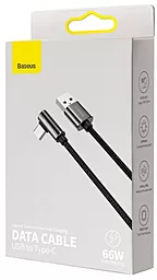 Кабель USB Baseus Legend Series Elbow Fast Charging 66w 6a 2m USB Type-C cable black (CATCS-C01) - миниатюра 9