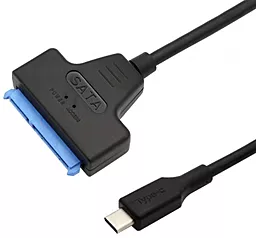 Кабель (шлейф) Cablexpert USB-C 3.0 - SATA II Black (AUS3-03) - миниатюра 2
