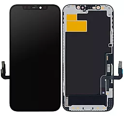 Дисплей Apple iPhone 12, iPhone 12 Pro з тачскріном і рамкою, оригінал, Black