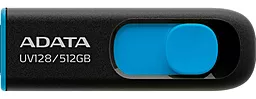 Флешка ADATA 512 GB UV128 USB 3.2 Black/Blue (AUV128-512G-RBE) - миниатюра 3
