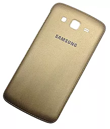 Задня кришка корпусу Samsung Galaxy Grand 2 Duos G7102 Original Gold - мініатюра 2