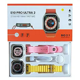 Смарт-часы Smart Watch S10 Pro Ultra Yellow - миниатюра 2