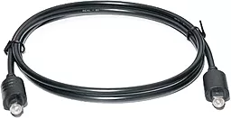 Оптичний аудіо кабель REAL-EL Toslink М/М Cable 1 м black (EL123500036)