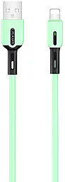 USB Кабель Usams U51 Silicone Lightning Cable Mint (US-SJ431)