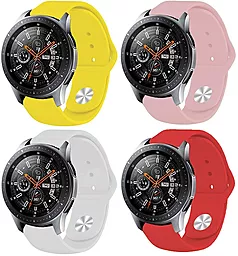 Набор сменных ремешков для умных часов 4 Colors Set Xiaomi iMi KW66/Mi Watch Color/Haylou LS01/Haylou LS02 (706520) Multicolor Light