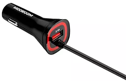 Автомобильное зарядное устройство Modecom Royal ULU-01 2.4a micro USB cable black (ZT-MC-KULU-01) - миниатюра 4