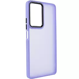 Чехол Epik TPU+PC Lyon Frosted для Samsung Galaxy M14 5G Purple - миниатюра 2