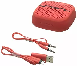 Колонки акустические Sol Republic PUNK wireless speaker FLUORO RED - миниатюра 3