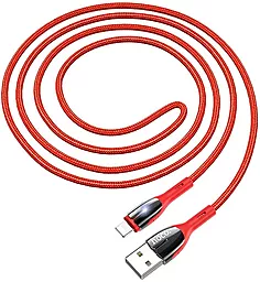 Кабель USB Hoco U89 Safeness Lightning Red - миниатюра 5