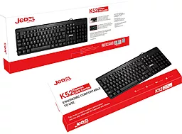 Клавиатура JeDel K52 Black - миниатюра 2
