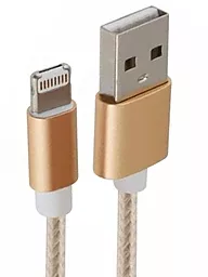 Кабель USB EasyLife MTK 8050 10w 2a 2-in-1 USB to Lightning/micro USB cable gold