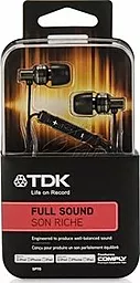 Наушники TDK SP70 IN-EAR HEADPHONES IPHONE CONTROL + mic Black - миниатюра 4