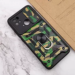 Чехол Epik Camshield Serge Ring Camo для Xiaomi Poco C40 Army Green - миниатюра 5