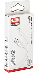 Кабель USB XO NB212 micro USB Cable White - миниатюра 3