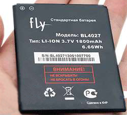 Батарея для телефона Fly IQ4410