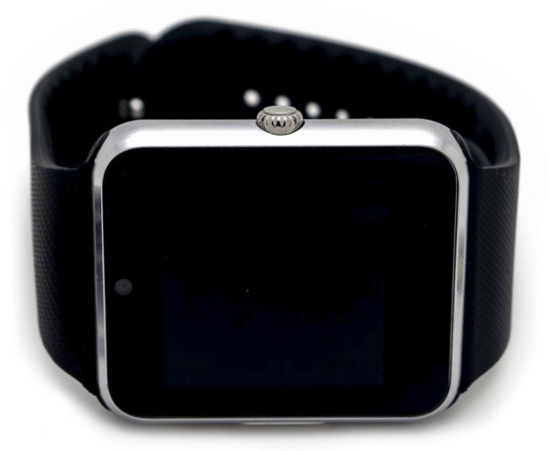 Смарт-годинник UWatch Smart GT08 Black with Black strap / зображення №5